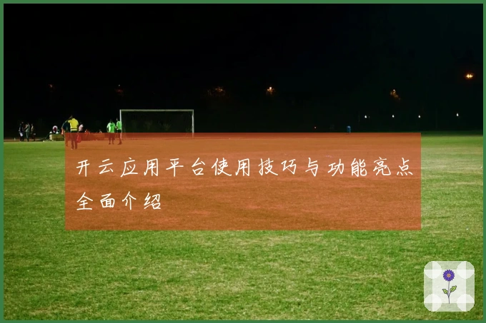 开云应用平台使用技巧与功能亮点全面介绍